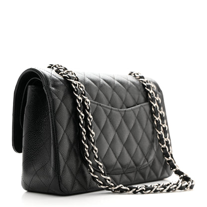 Chanel Caviar Quilted Medium Double Flap Black 3 of 10