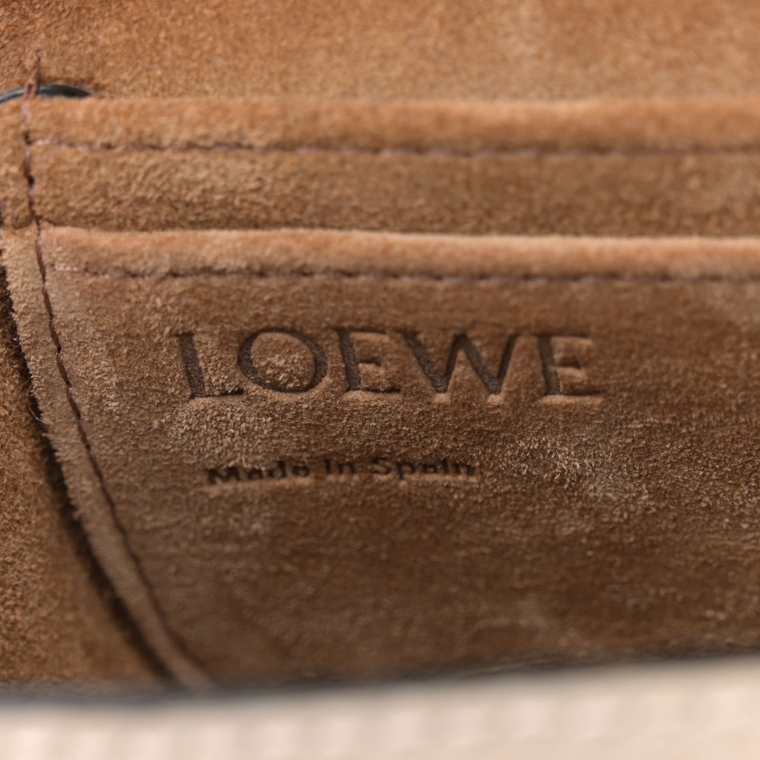 Loewe Grained Calfskin Mini Gate Crossbody Bag Light Oat 6 of 10