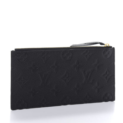 Louis Vuitton Empreinte Felicie Chain Wallet Zippered Insert Black 3 of 8