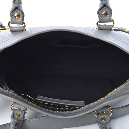 Balenciaga Chevre Gold Metallic Edge Hardware S City Gris Haussmannien 4 of 9
