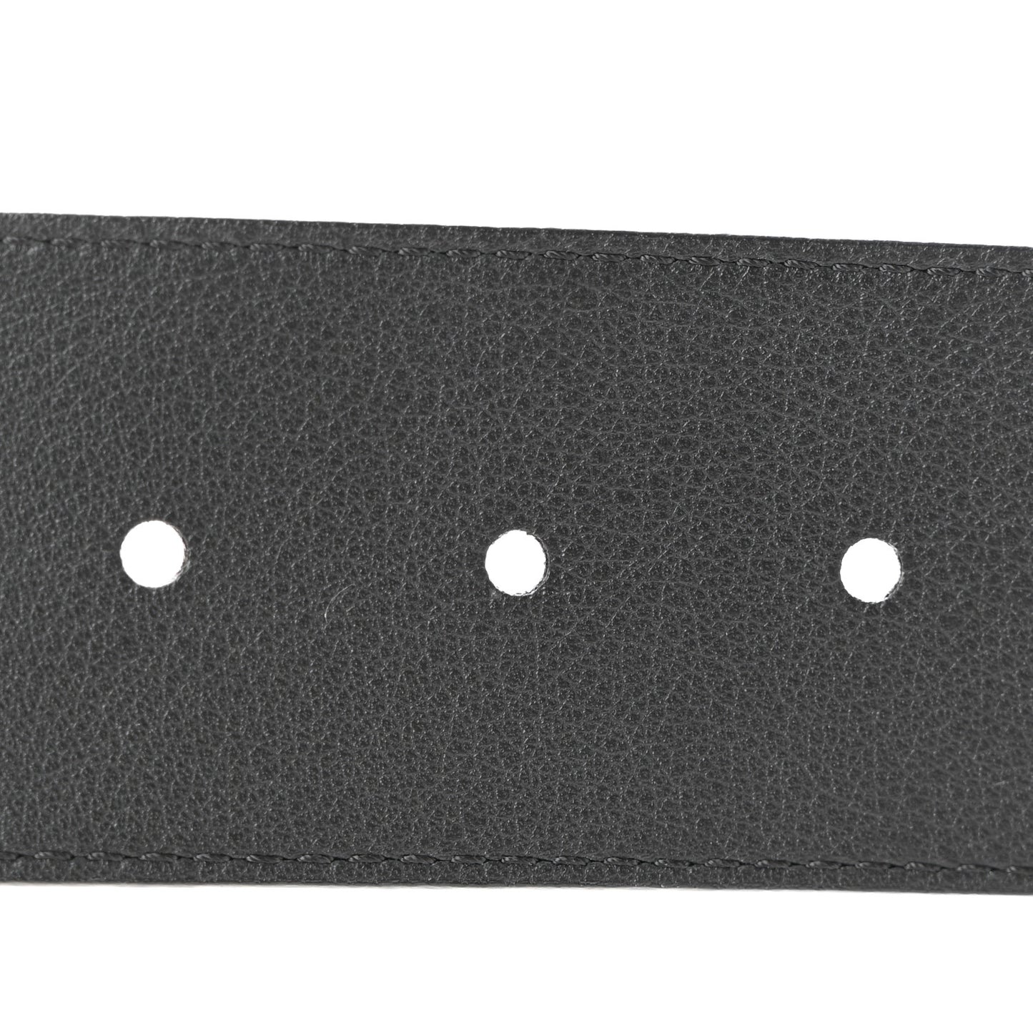 Calfskin 45mm LV Capucine Initiales Belt 80 32 Black