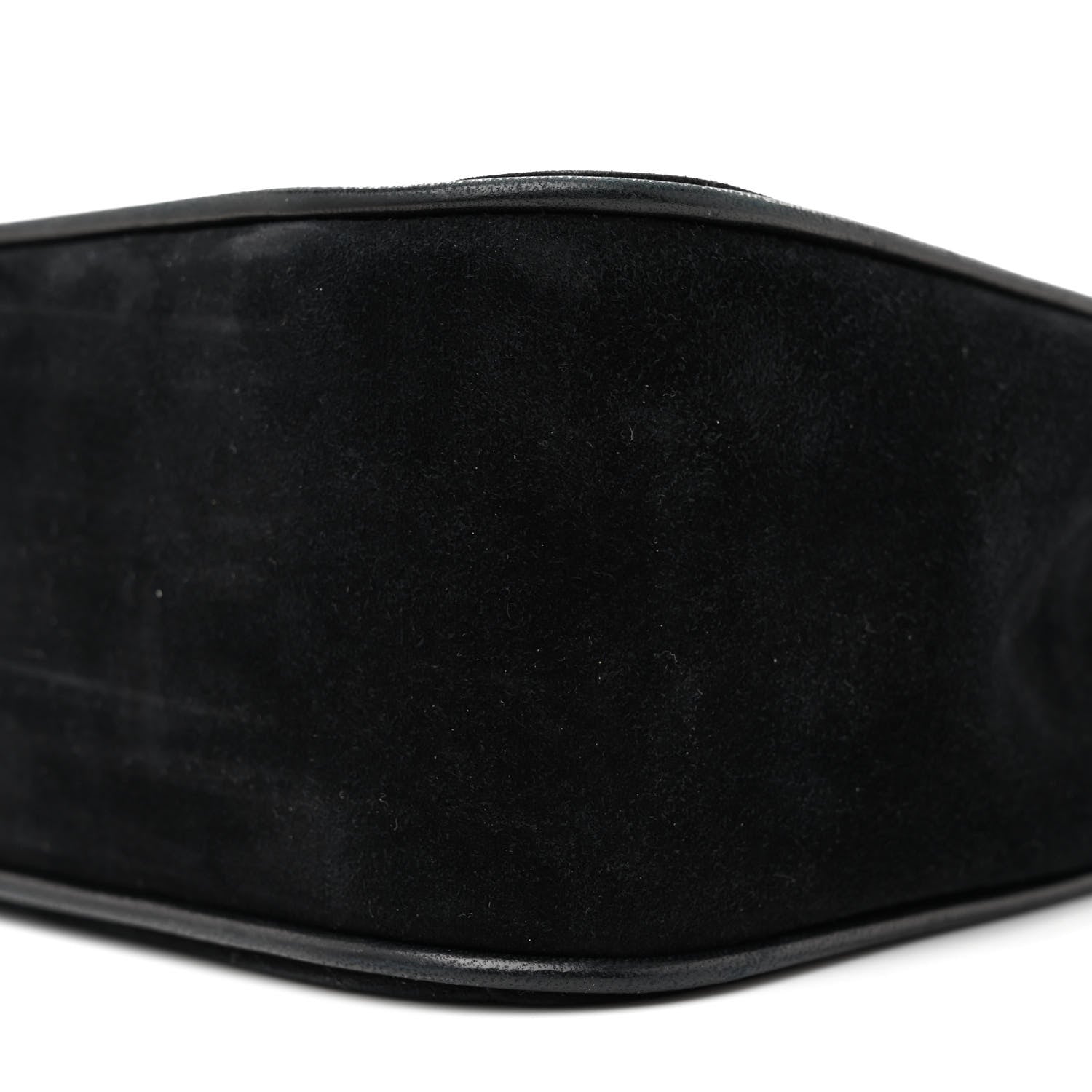 Chanel Suede Quilted Small Single Flap Black 9 of 10