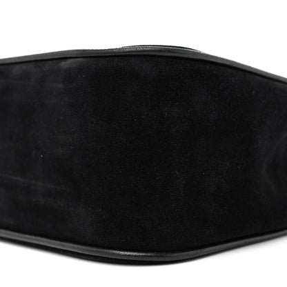 Chanel Suede Quilted Small Single Flap Black 9 of 10