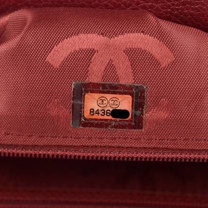 Chanel Calfskin CC Shoulder Bag Red 6 of 7