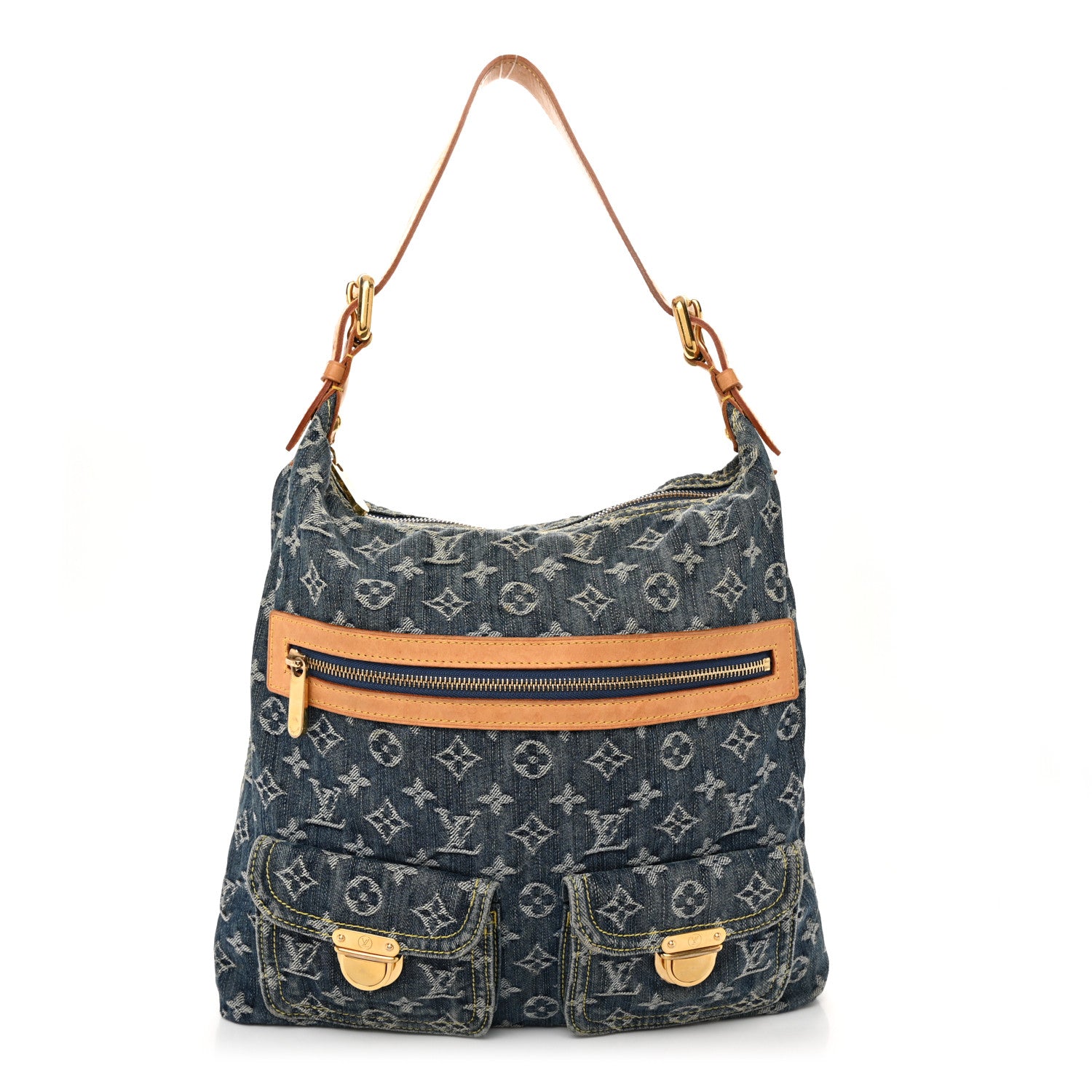 Louis Vuitton Denim Baggy GM Blue 1 of 12