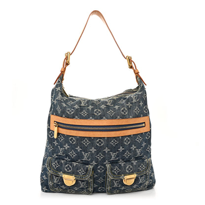 Louis Vuitton Denim Baggy GM Blue 1 of 12