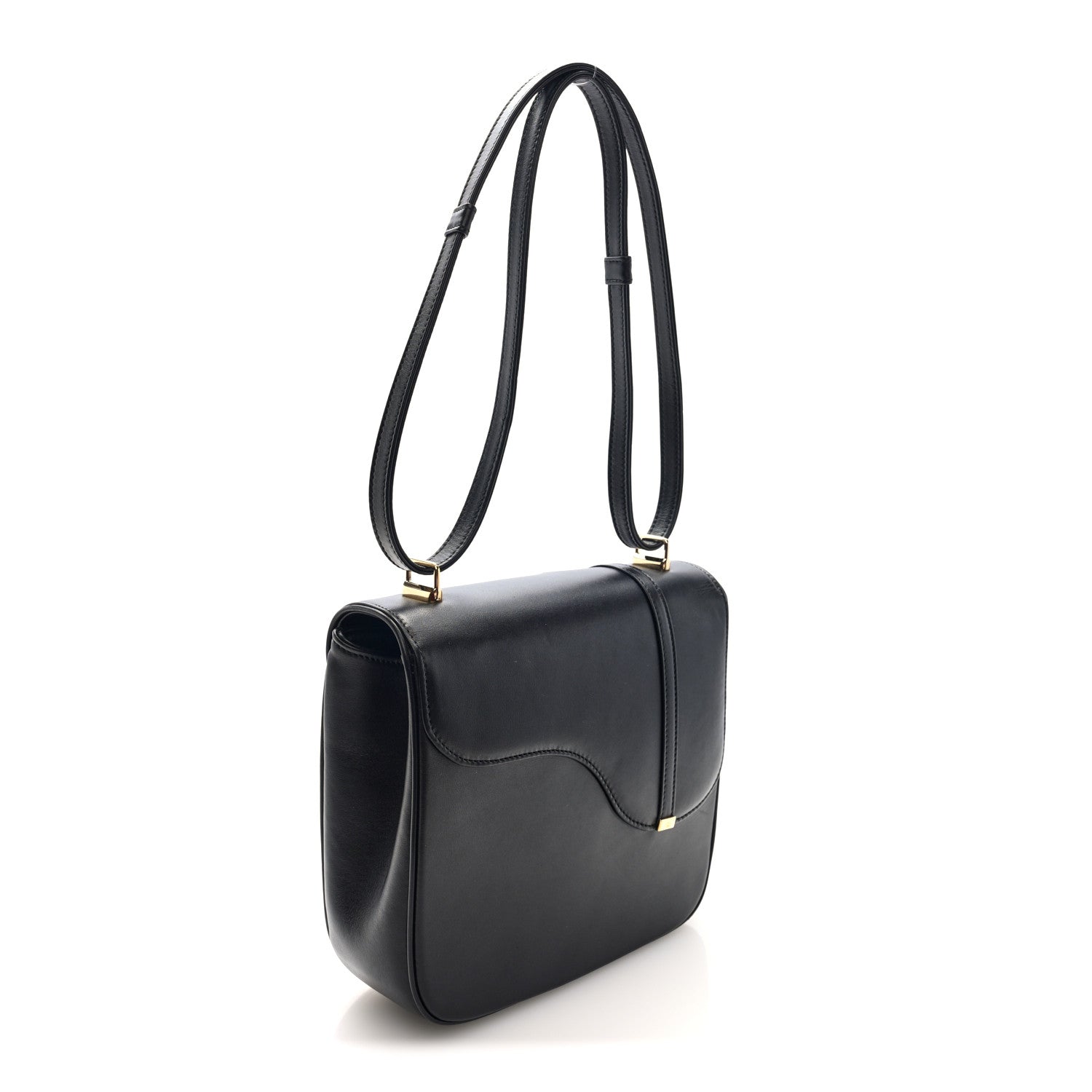 Gucci Honey Calfskin Lizard Equestrian Bag Black 3 of 9