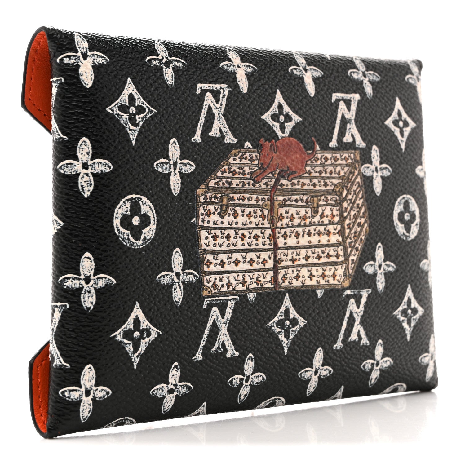 Louis Vuitton Catogram Medium Kirigami Pochette Black 3 of 8