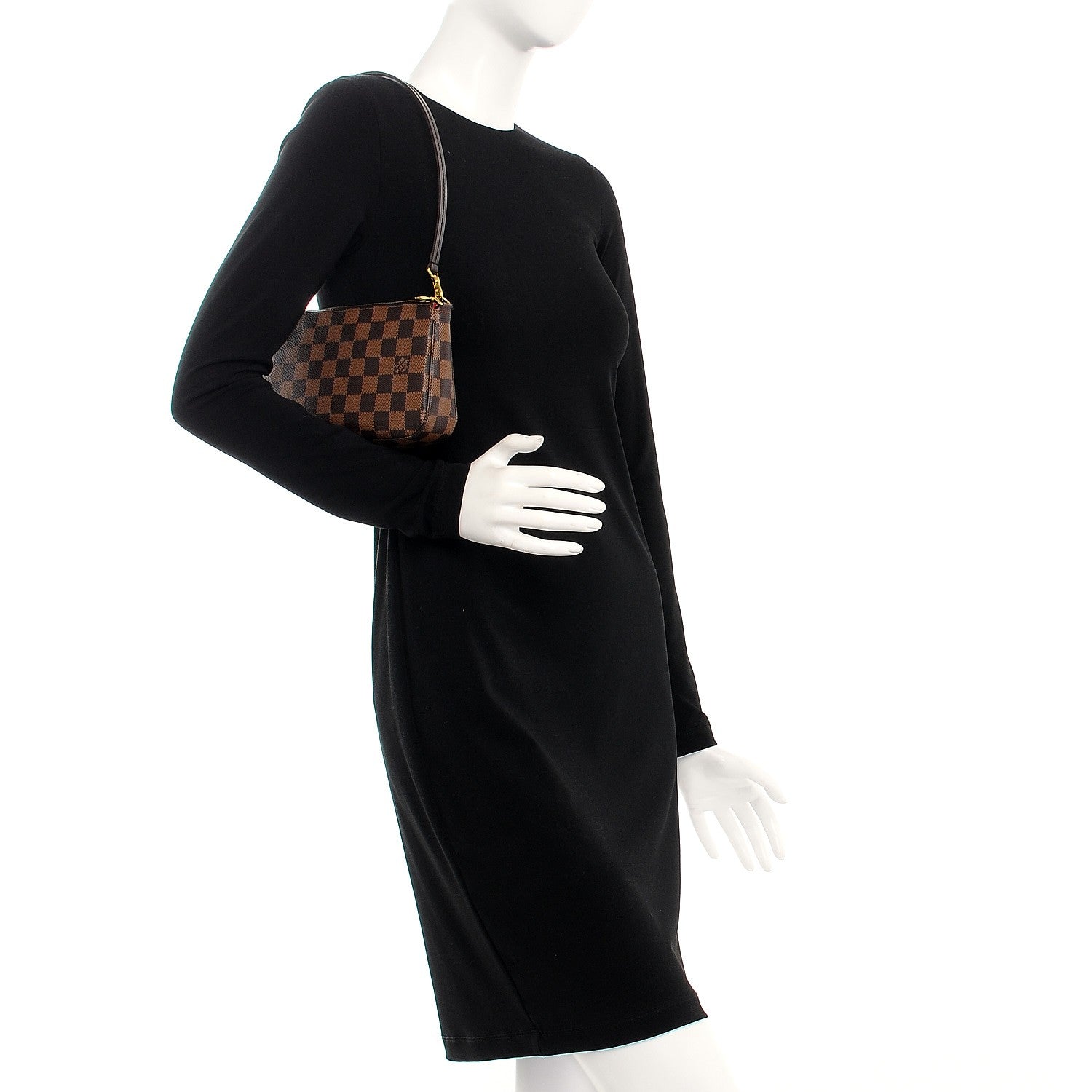 Louis Vuitton Damier Ebene Pochette Accessories NM 2 of 9
