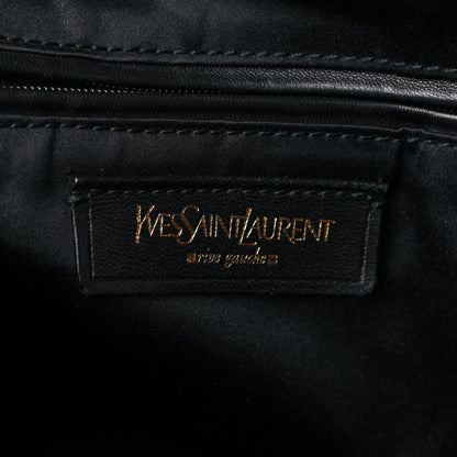 Saint Laurent Nubuck Crocodile Embossed Large Muse Grey 6 of 14