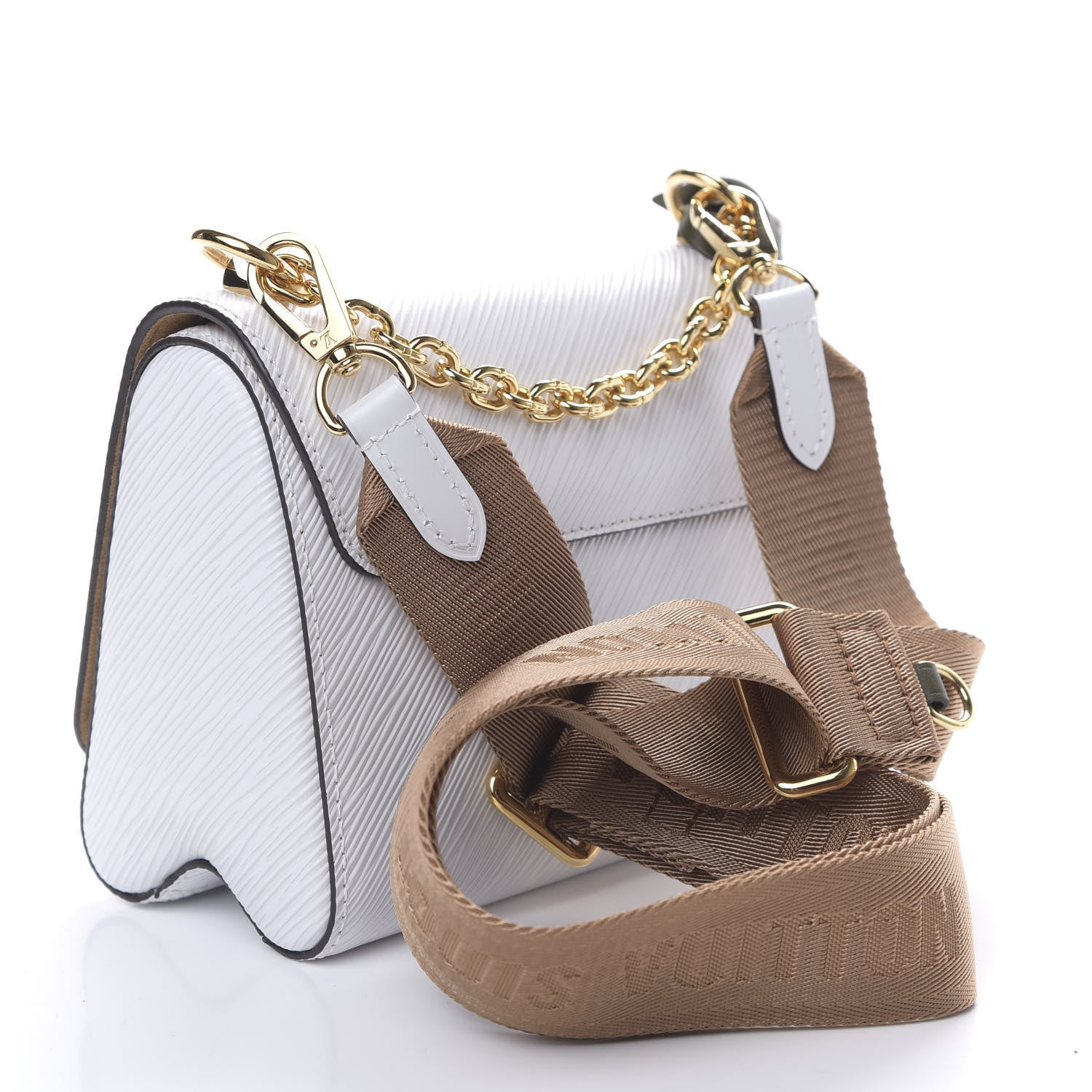 Louis Vuitton Epi Twist Shoulder Bag PM White 2 of 10