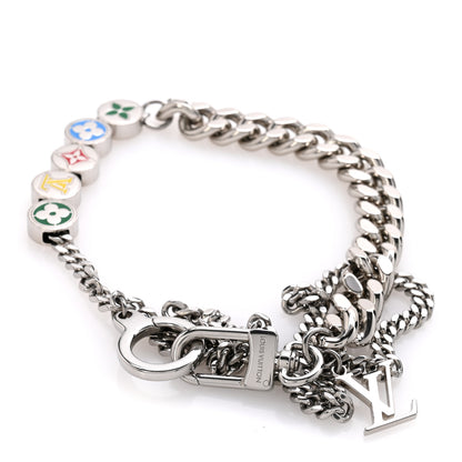 Louis Vuitton Metal Monogram Chain Belt Silver 2 of 3