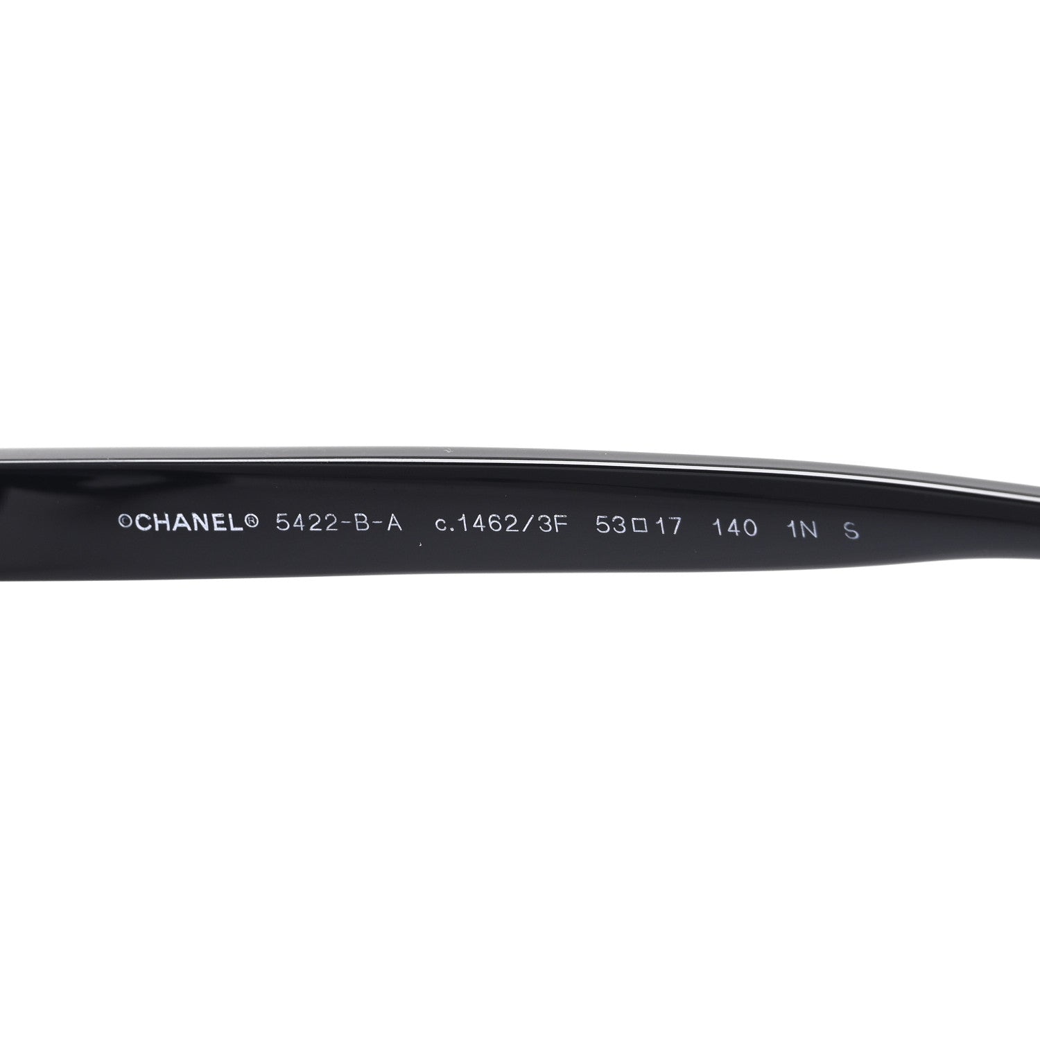 Chanel Acetate Strass Square Sunglasses 5422-B-A Black 5 of 6