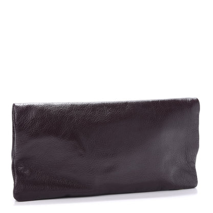 Mulberry Spongy Pebbled Calfskin Daria Clutch Oxblood 3 of 9