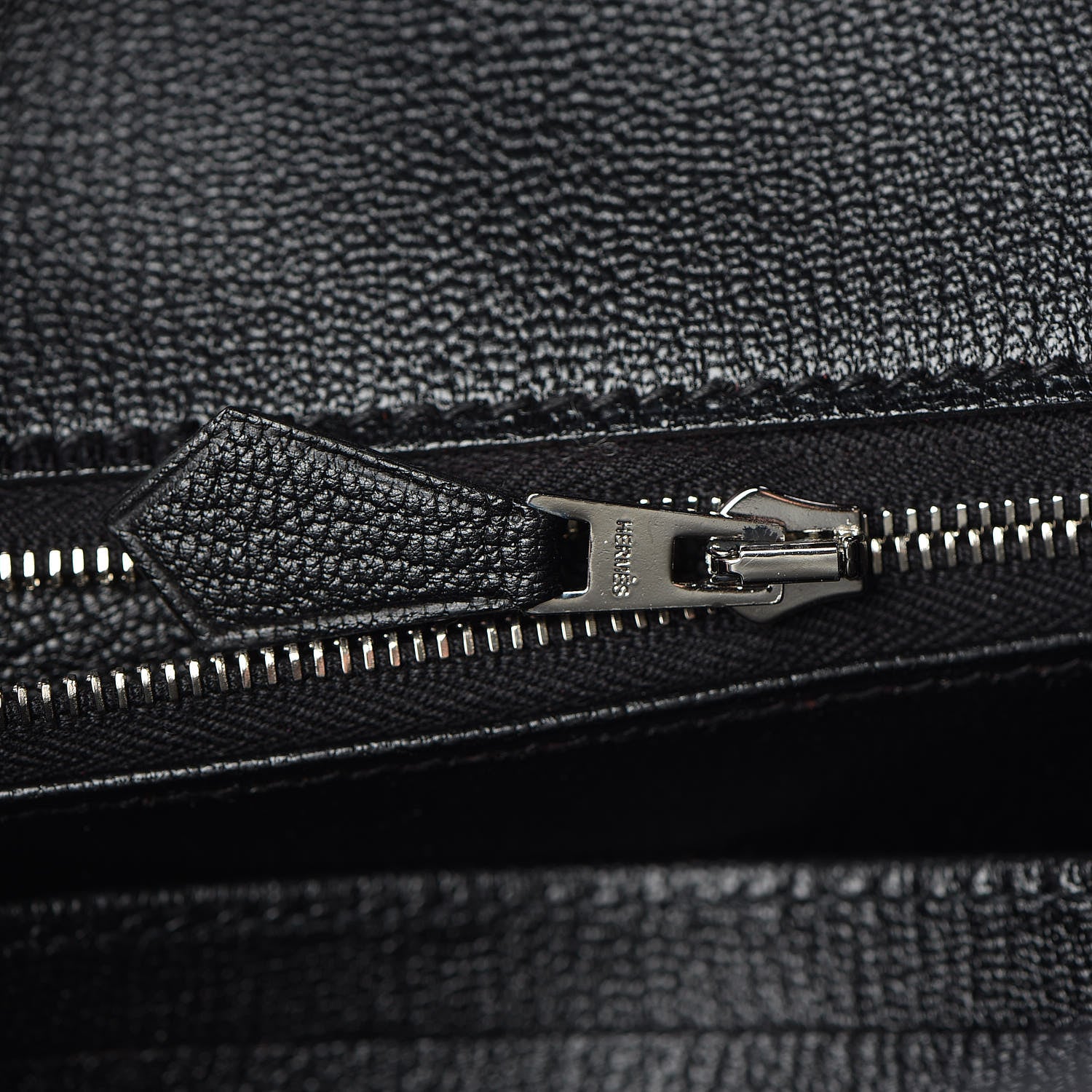 Hermes Togo Bi-Color Horseshoe Birkin 30 Anemone Black 8 of 34