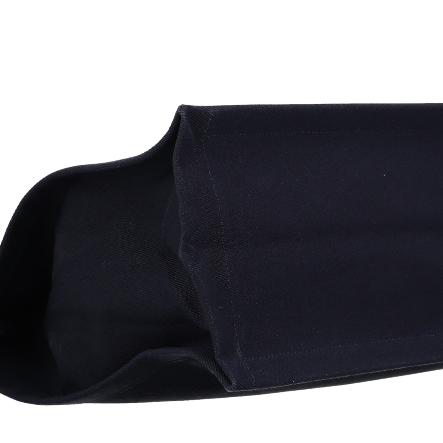 Linen Calfskin Rive Gauche Tote Navy