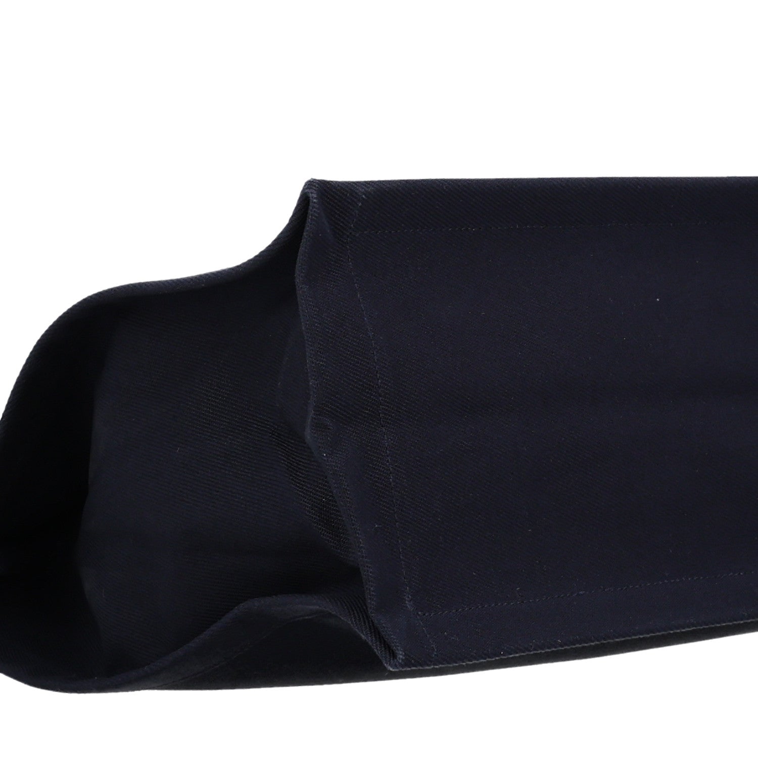 Saint Laurent Linen Calfskin Rive Gauche Tote Navy 9 of 10