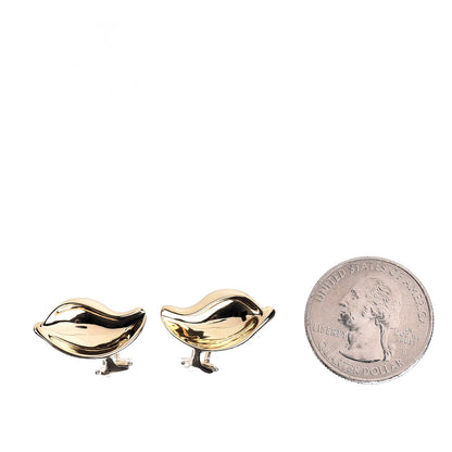 Tiffany 18K Yellow Gold Elsa Peretti Calla Lily Clip-On Earrings 2 of 4