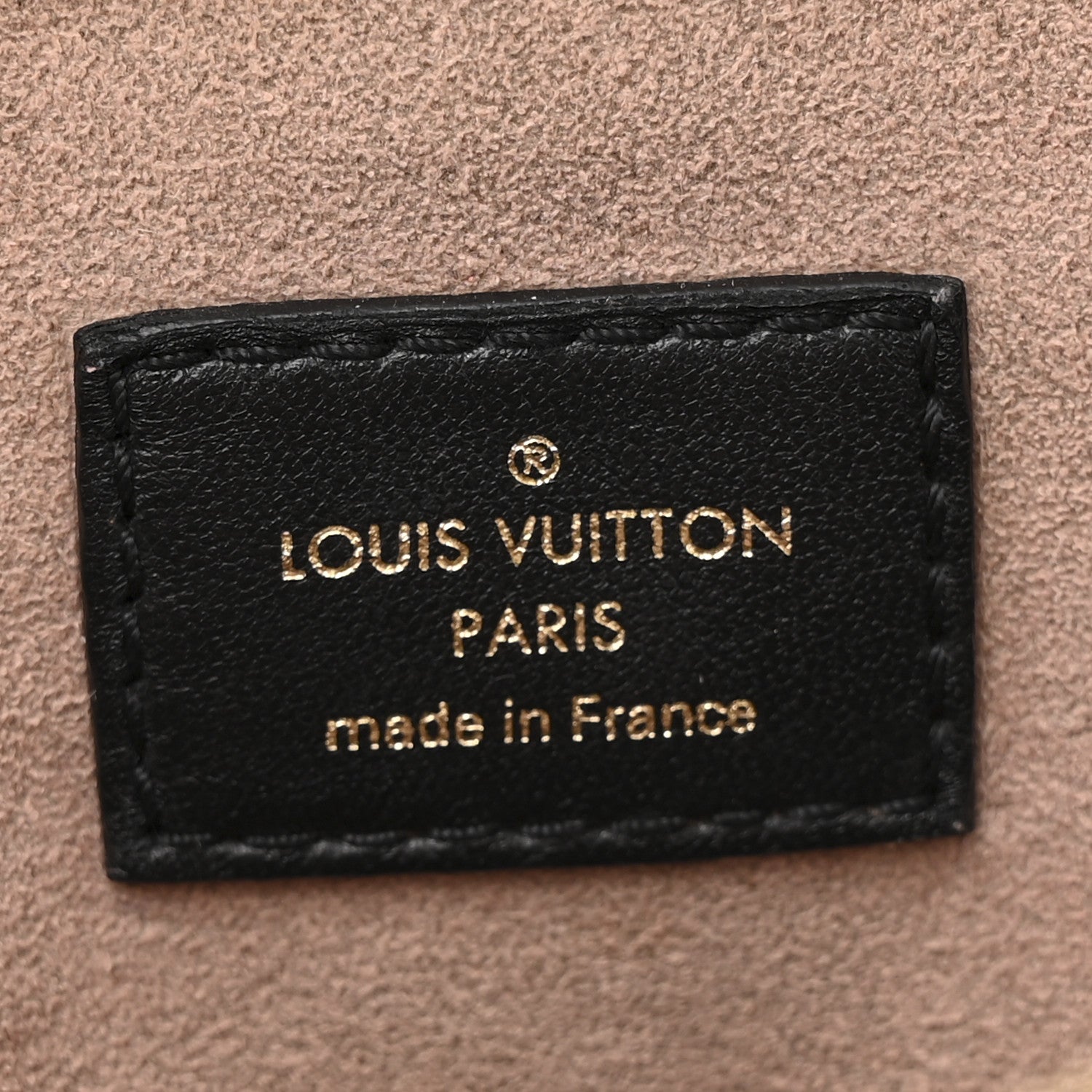Louis Vuitton Lambskin Embossed Monogram Coussin PM Black 8 of 16