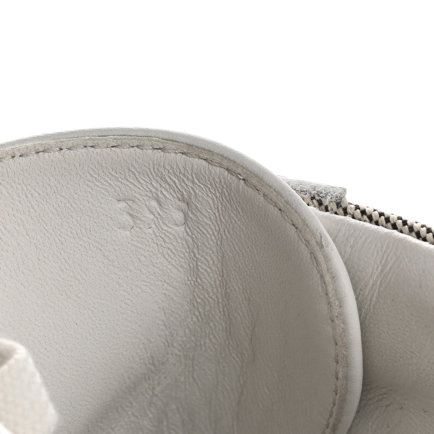 Hermes Calfskin H Canvas Keep Mule Sneakers 39.5 Prunoir White 9 of 12