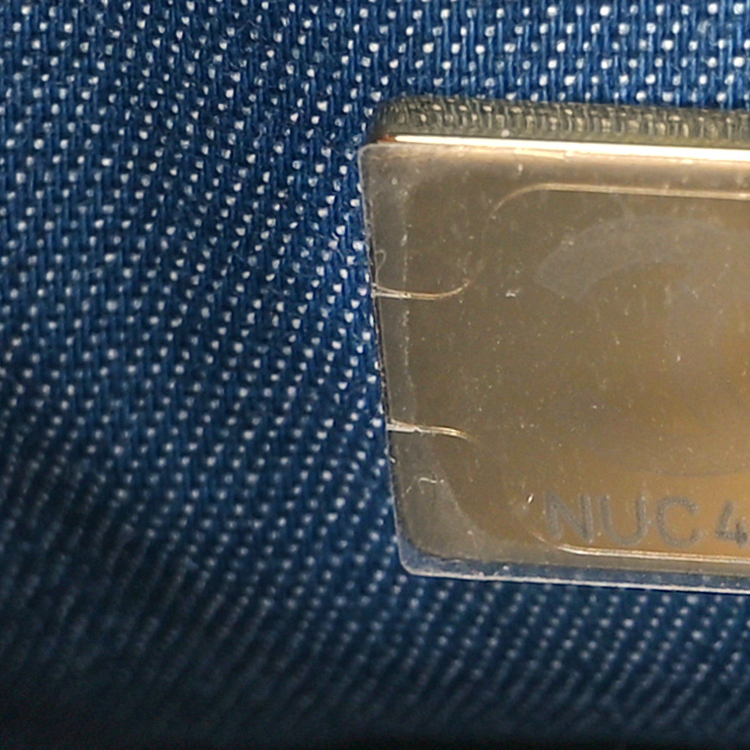 Chanel Denim Quilted Mini Pearl Crush Flap Blue 7 of 10