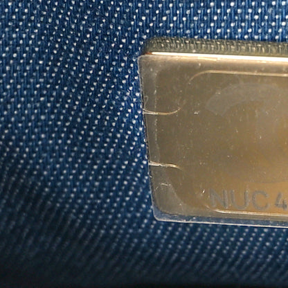 Chanel Denim Quilted Mini Pearl Crush Flap Blue 7 of 10