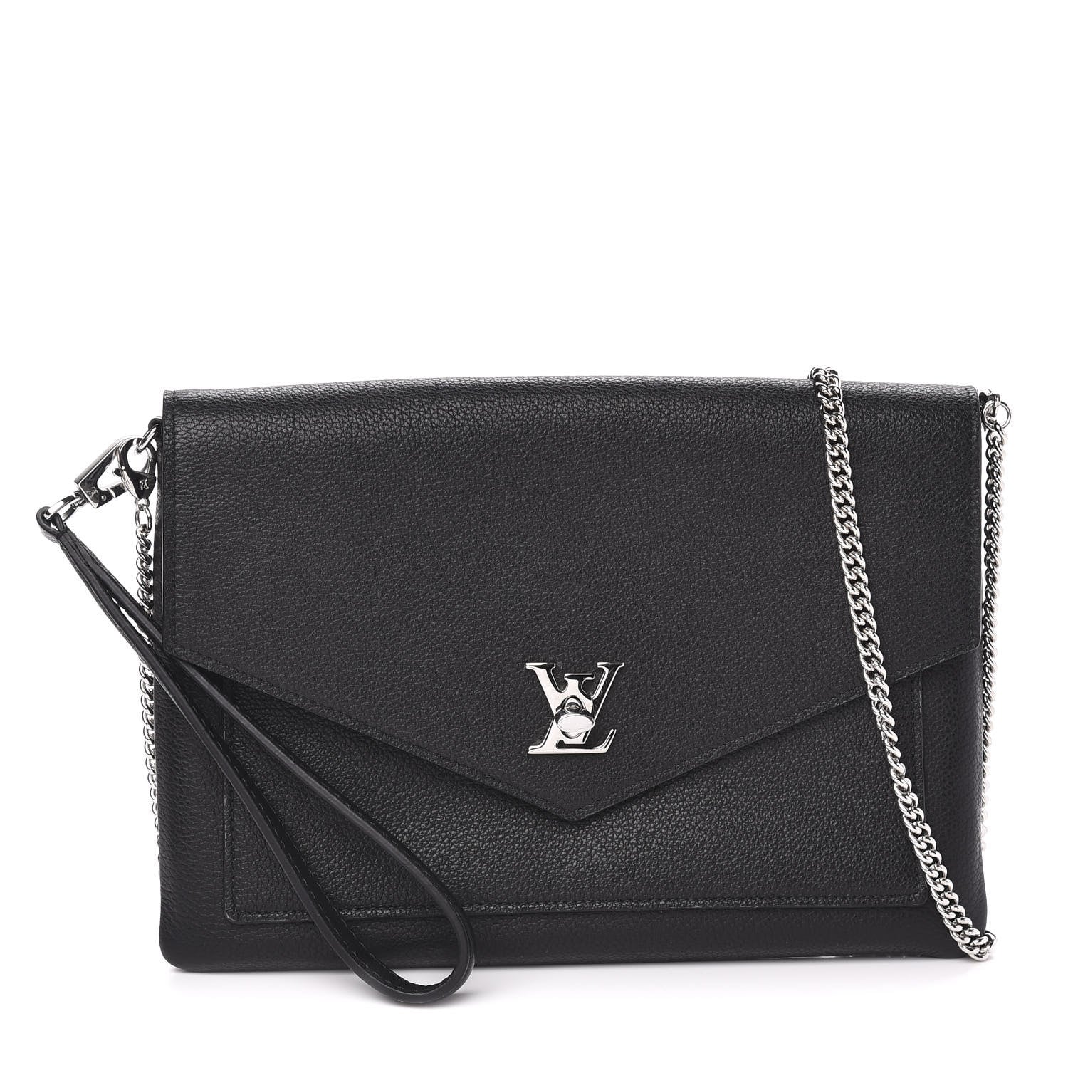 Louis Vuitton Soft Calfskin My Lockme Pochette Black 1 of 9