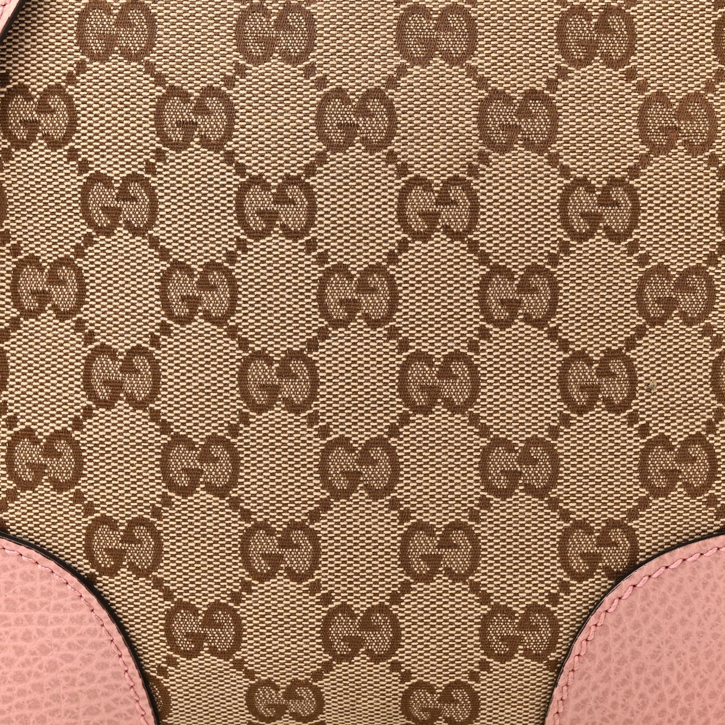 Monogram Mini Bree Messenger Bag Beige Soft Pink