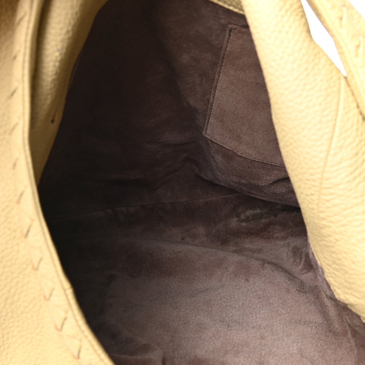 Cervo Deerskin Large Hobo Light Yellow