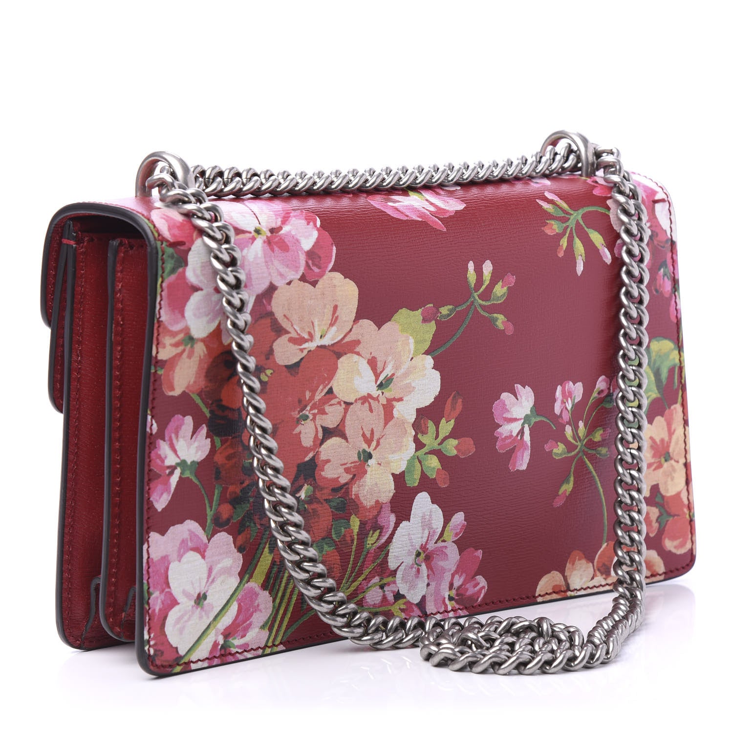Gucci Calfskin Blooms Print Small Dionysus Shoulder Bag Romantic Cherry Multicolor 3 of 11