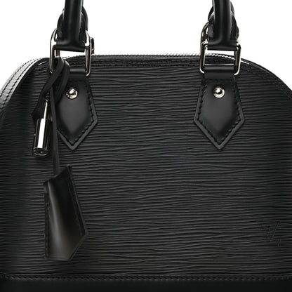 Louis Vuitton Epi Alma BB Black 7 of 9
