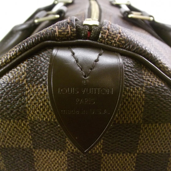 Louis Vuitton Damier Ebene Speedy 35 6 of 9