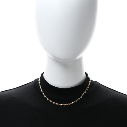 Tiffany 18K Rose Gold Mini Elsa Peretti Bean Link Necklace 3 of 4
