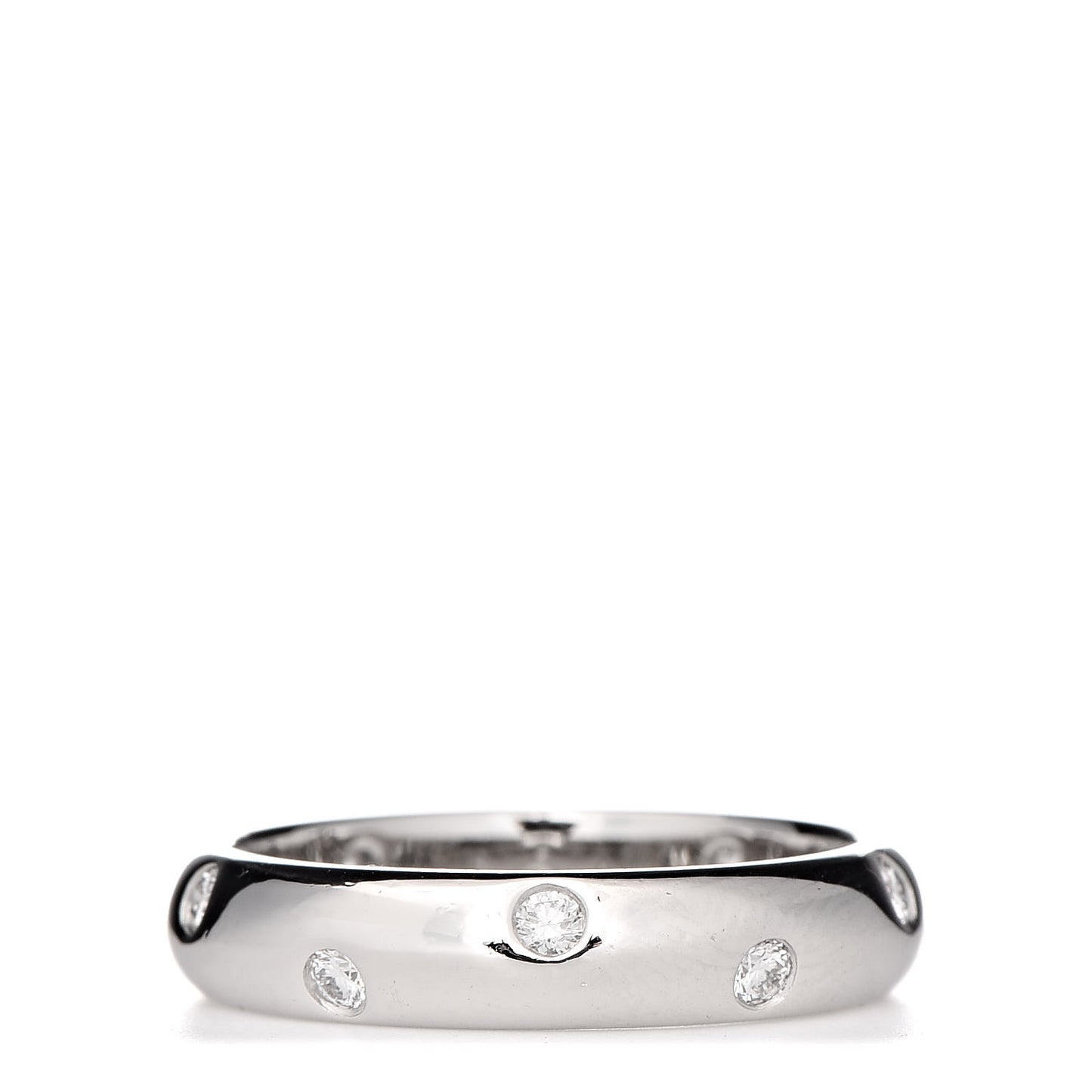 Platinum Diamond 4mm Etoile Band Ring 51 5.75