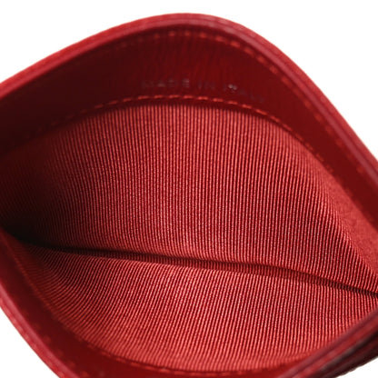 Chanel Caviar Quilted Card Holder Red 5 of 11