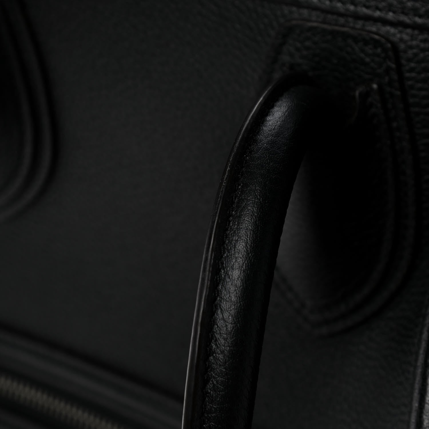Celine Drummed Calfskin Mini Luggage Black 13 of 15