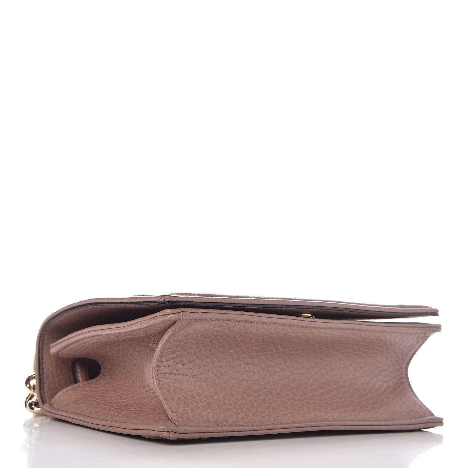 Christian Dior Grained Calfskin Small Diorama Flap Bag Taupe 4 of 8