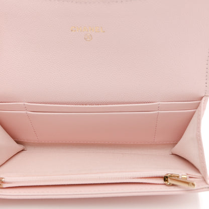 Chanel Caviar Quilted Medium Flap Wallet Light Pink 5 of 7