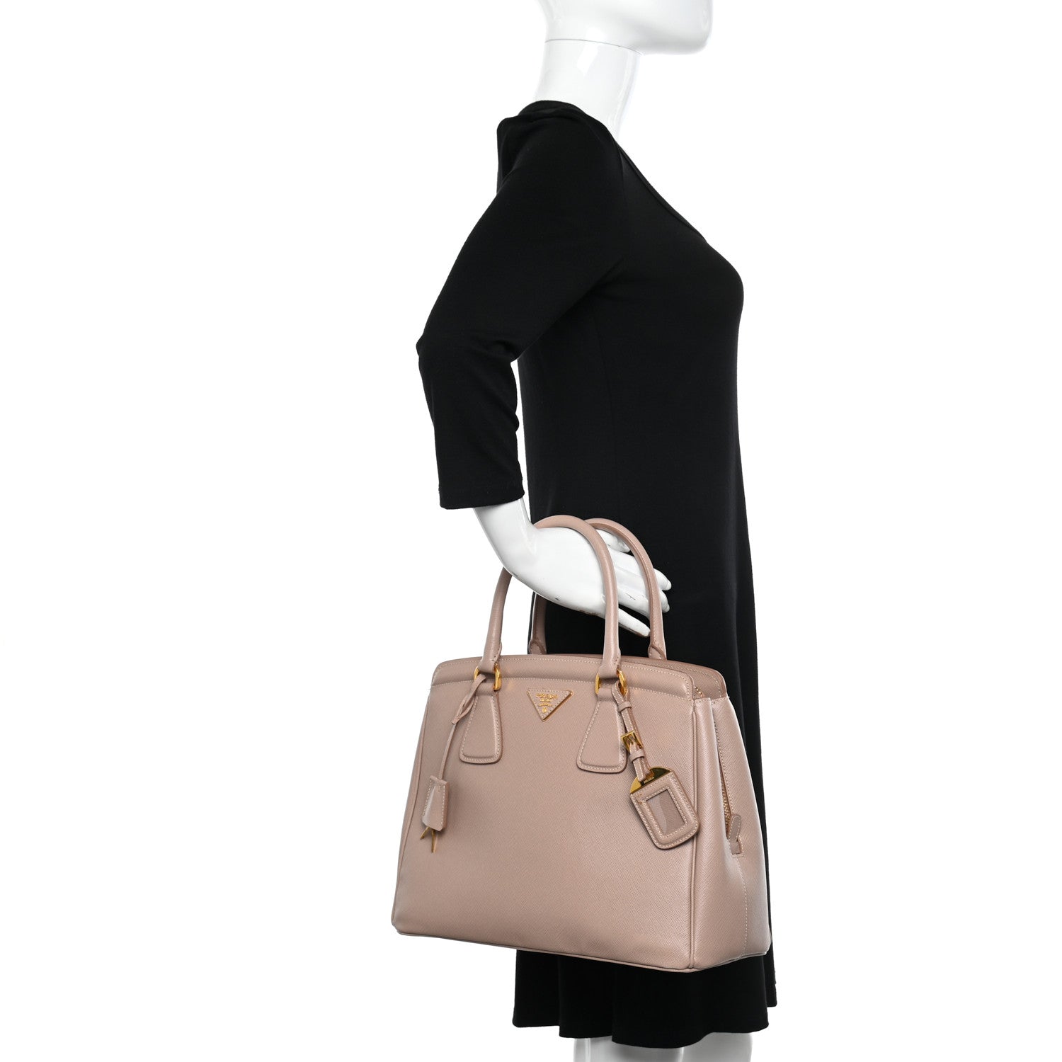 Prada Saffiano Lux Parabole Tote Cammeo 2 of 12