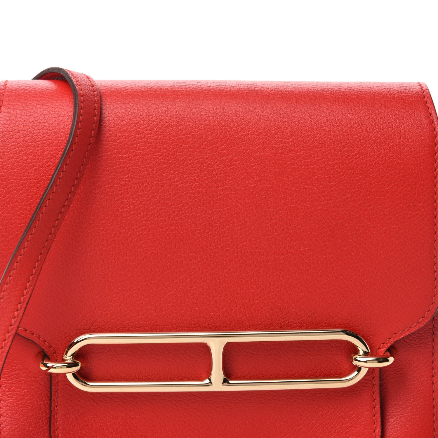 Hermes Evercolor Mini Sac Roulis Rouge De Coeur 10 of 11