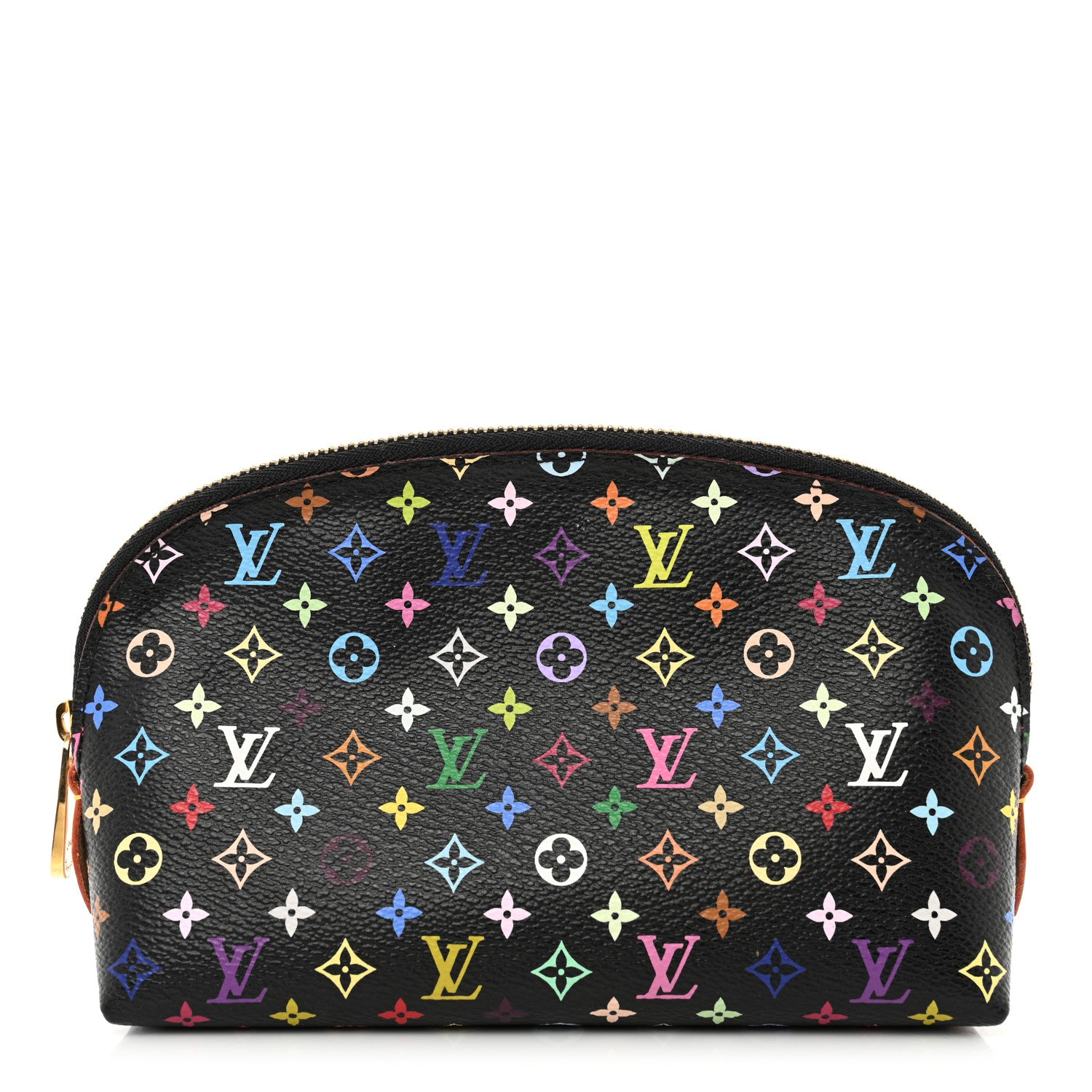 Louis Vuitton Monogram Multicolor Cosmetic Pouch Black Grenade 1 of 10