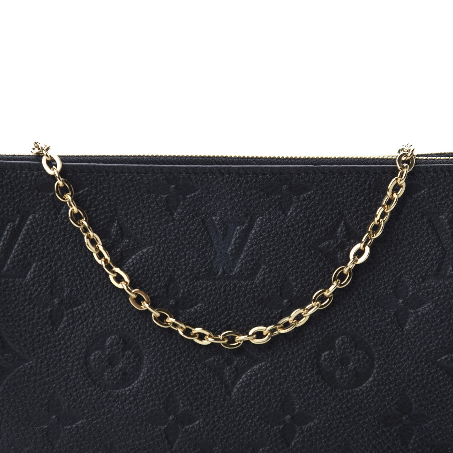 Empreinte Double Zip Pochette Black