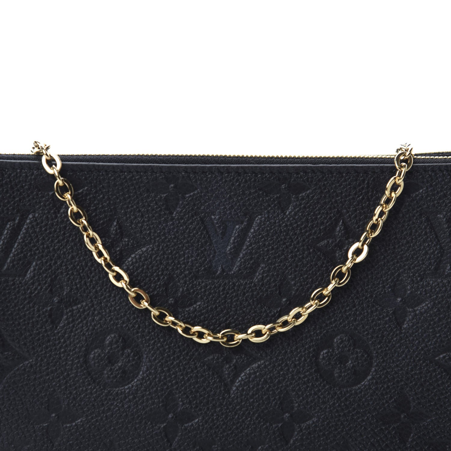 Louis Vuitton Empreinte Double Zip Pochette Black 11 of 12