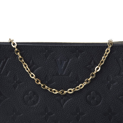 Louis Vuitton Empreinte Double Zip Pochette Black 11 of 12