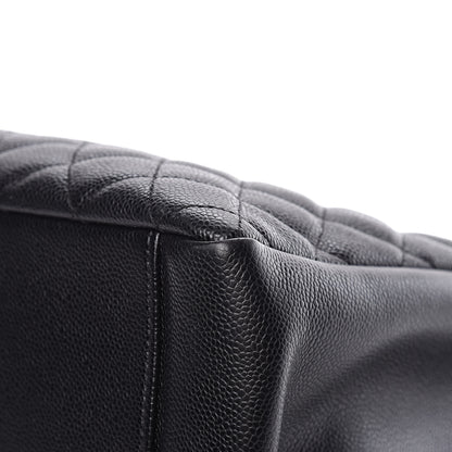 Chanel Caviar Quilted Grand Shopping Tote GST Black 9 of 13