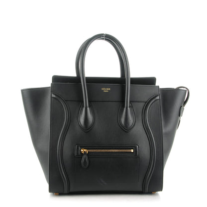 Celine Smooth Calfskin Mini Luggage Black 1 of 9