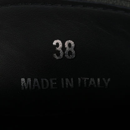 Miu Miu Spazzolato Penny Loafers 38 Black 8 of 10