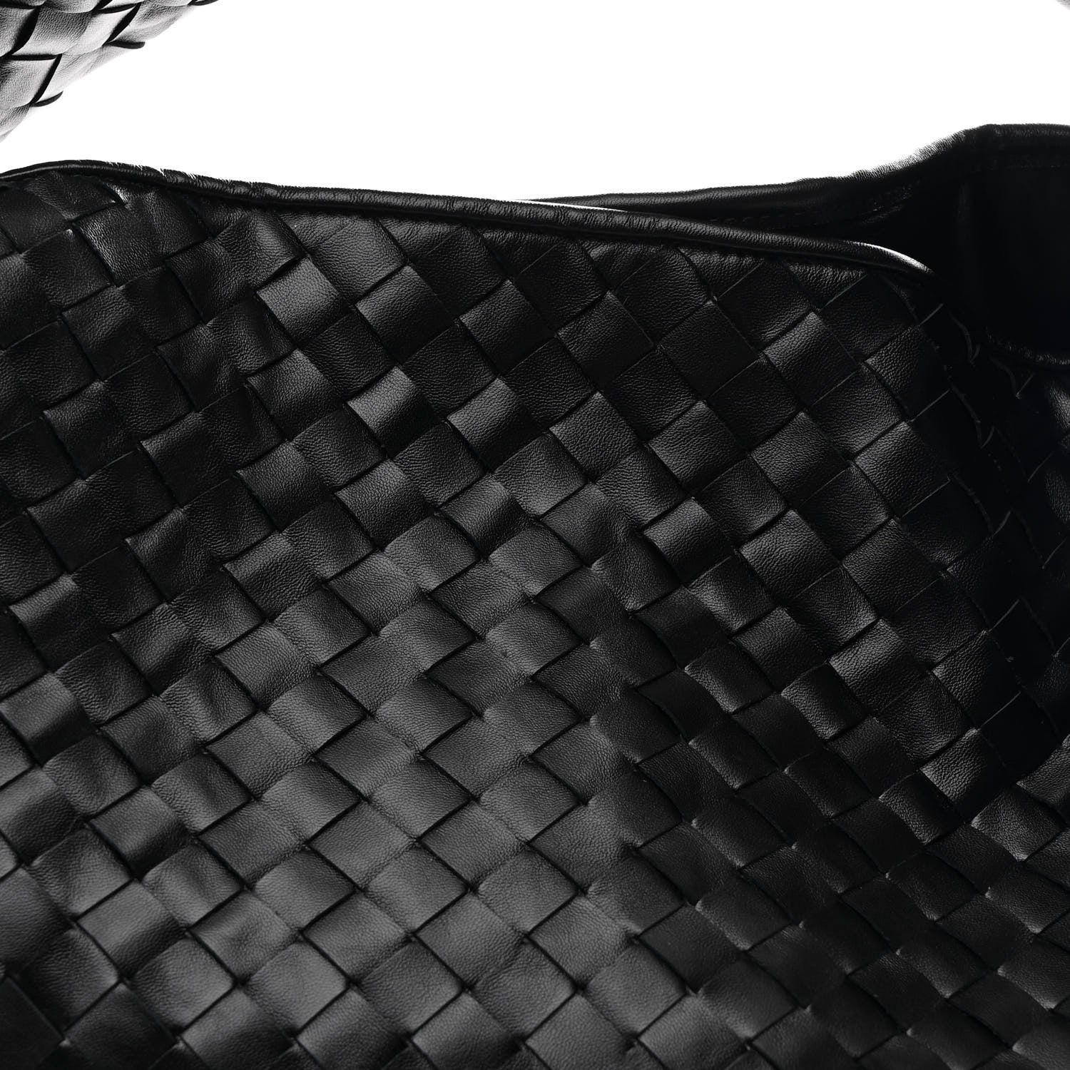 Bottega Veneta Calfskin Intrecciato Large Hop Black 8 of 10
