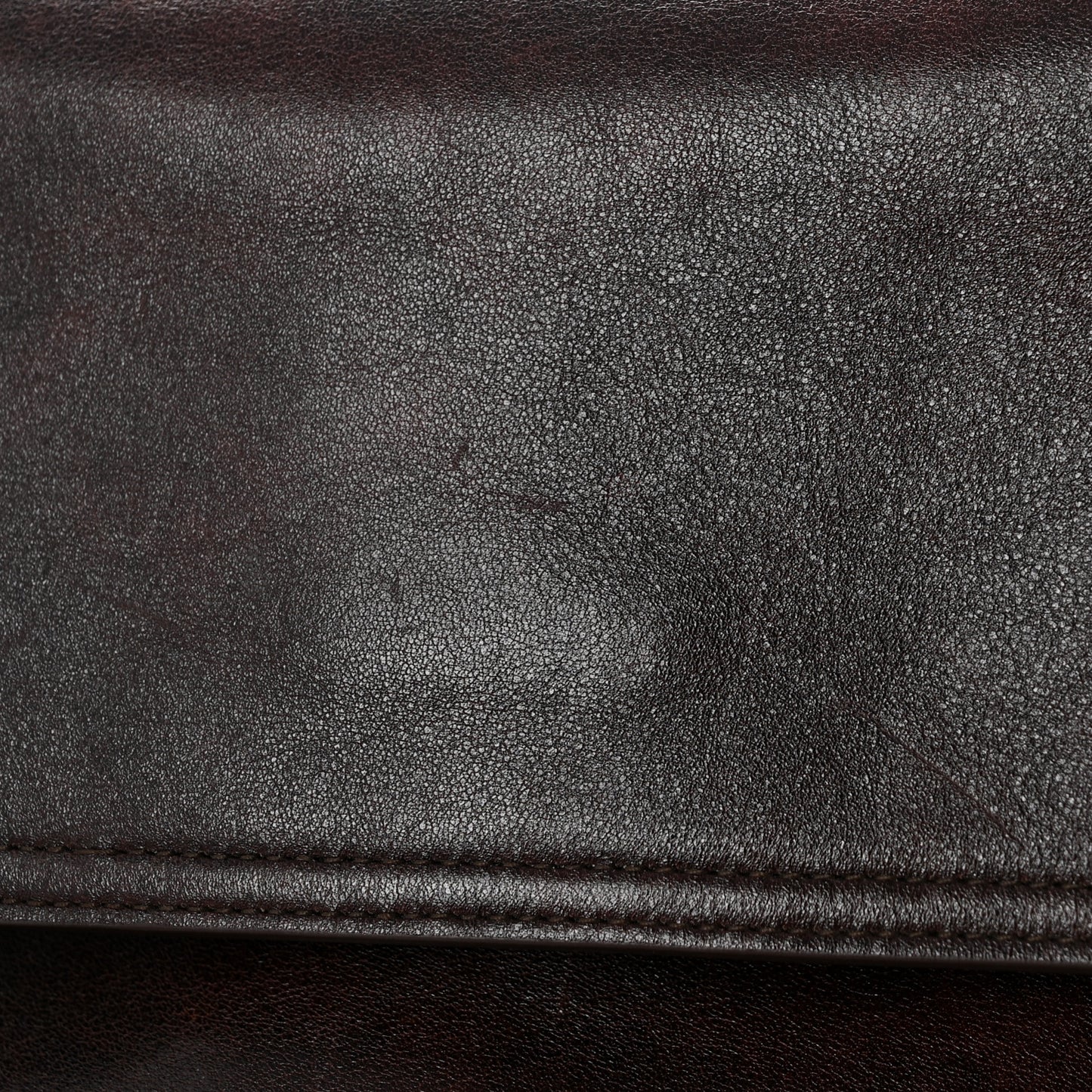 Silky Calfskin Medium Ciao Ciao Dark Mahogany