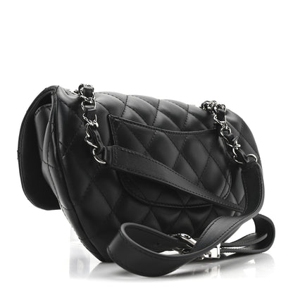 Chanel Calfskin Quilted CC Uniform Flap Belt Bag Black 3 of 11